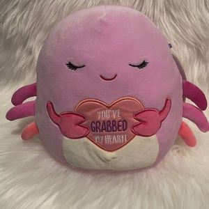 squishmallow -8" vday cailey the crab